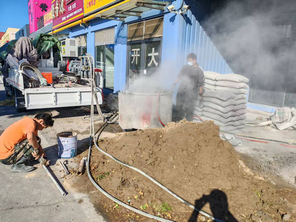 恒山顶管注浆加固